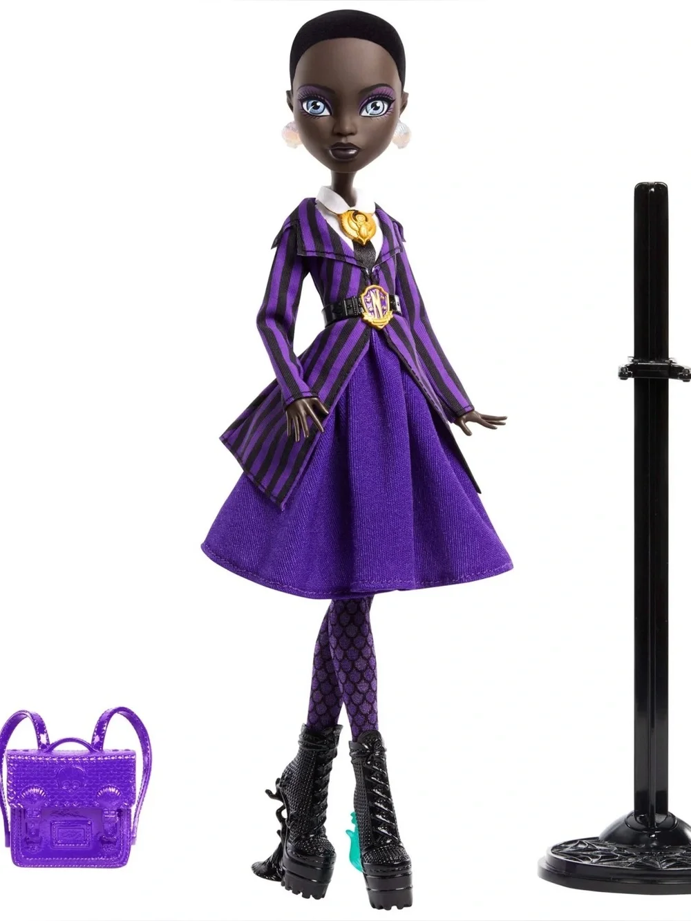 Monster High x Wednesday Collectible Doll, Bianca Barclay in Nevermore Academy U